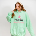 Yoga Hair Don't Care - Yoga Unisex Crewneck T-Shirt Sweatshirt Hoodie