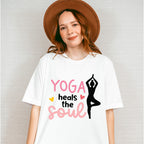 Yoga Heals The Souls - Yoga Unisex Crewneck T-Shirt Sweatshirt Hoodie