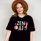 Zen AF - Yoga Unisex Crewneck T-Shirt Sweatshirt Hoodie
