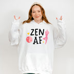 Zen AF - Yoga Unisex Crewneck T-Shirt Sweatshirt Hoodie