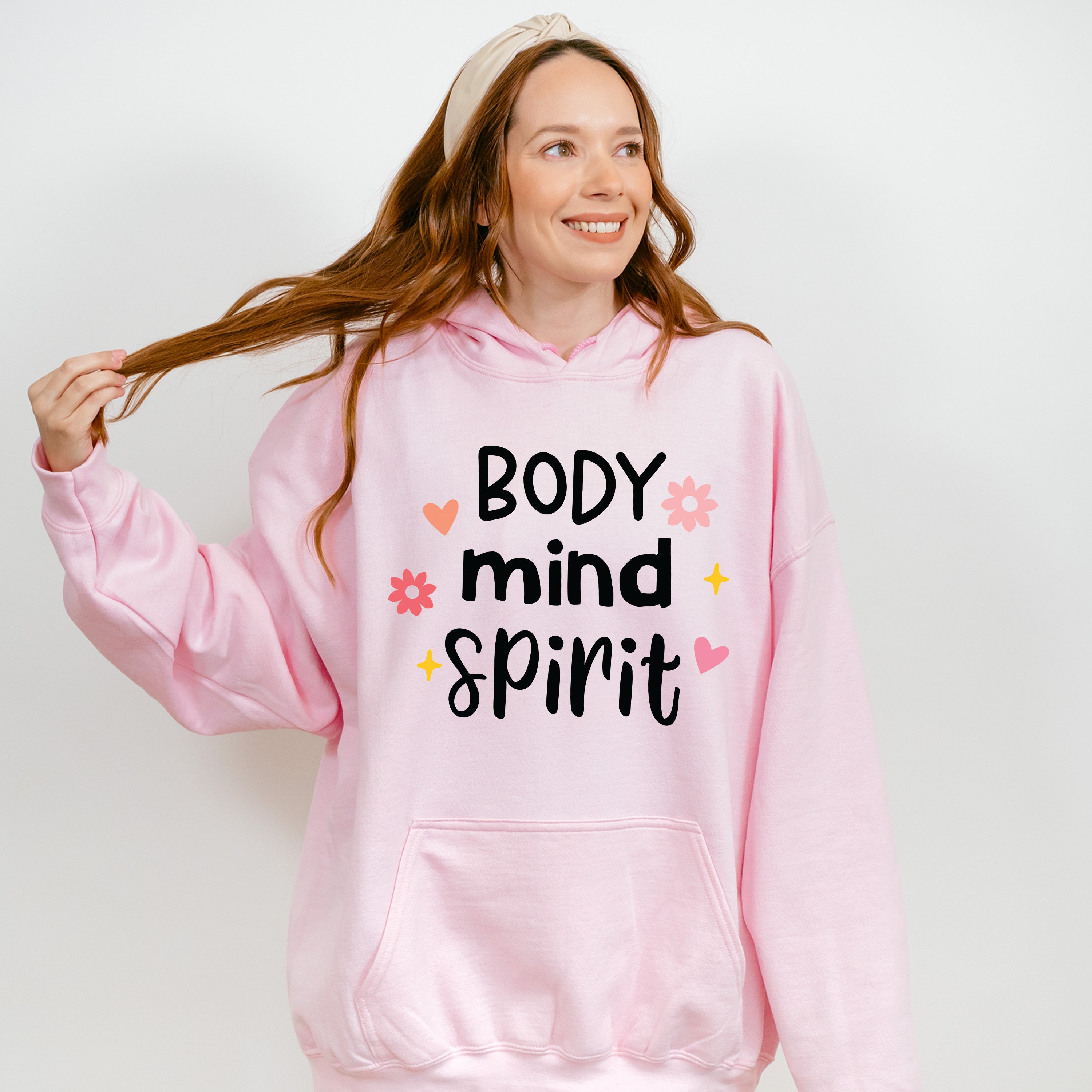 Body Mind Spirit - Yoga Unisex Crewneck T-Shirt Sweatshirt Hoodie