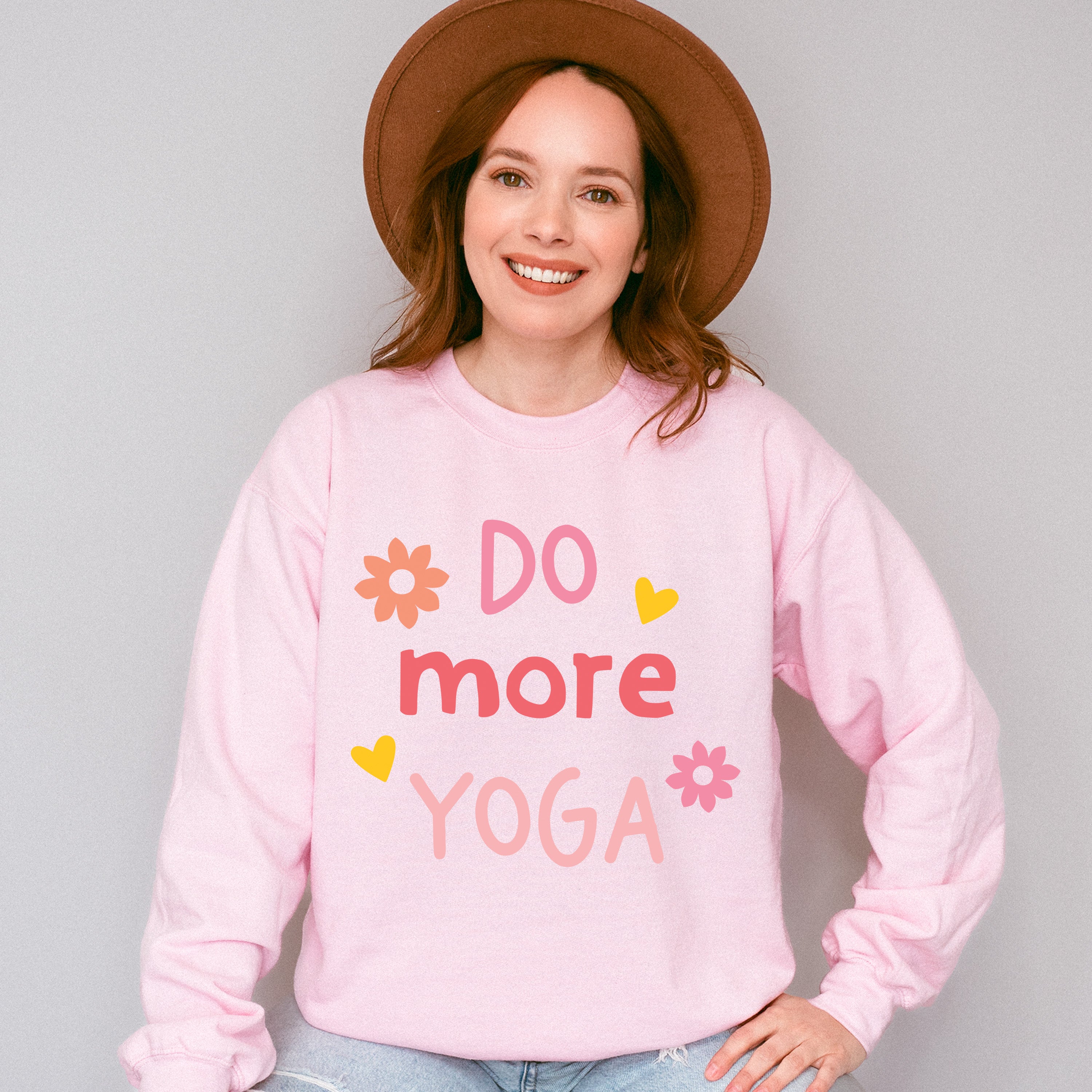 Do More Yoga - Yoga Unisex Crewneck T-Shirt Sweatshirt Hoodie