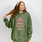 Happy Mind Happy Life - Yoga Unisex Crewneck T-Shirt Sweatshirt Hoodie