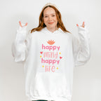Happy Mind Happy Life - Yoga Unisex Crewneck T-Shirt Sweatshirt Hoodie