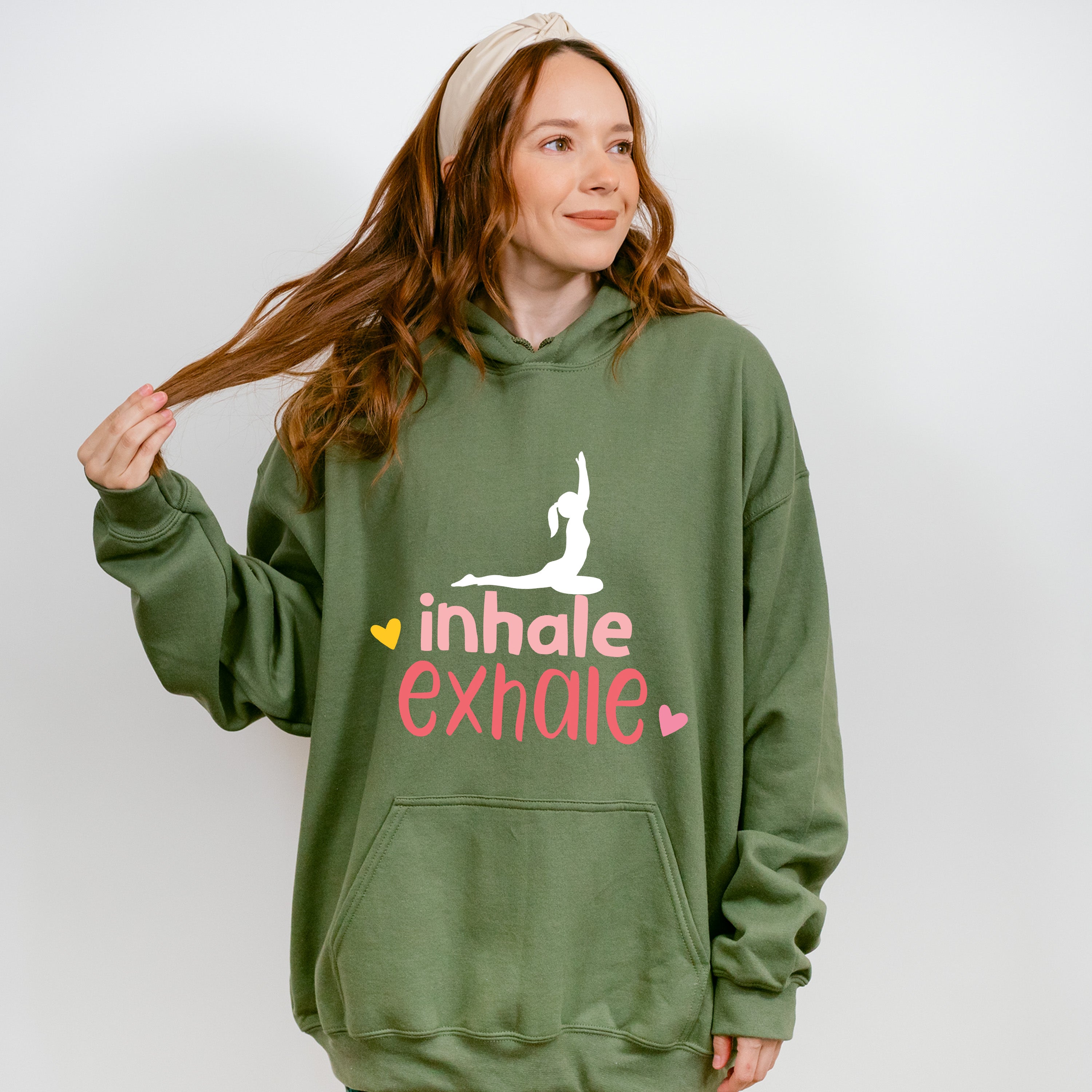 Inhale Exhale - Yoga Unisex Crewneck T-Shirt Sweatshirt Hoodie