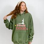 Inhale Exhale - Yoga Unisex Crewneck T-Shirt Sweatshirt Hoodie