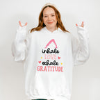 Inhale Love Exhale Gratitude - Yoga Unisex Crewneck T-Shirt Sweatshirt Hoodie