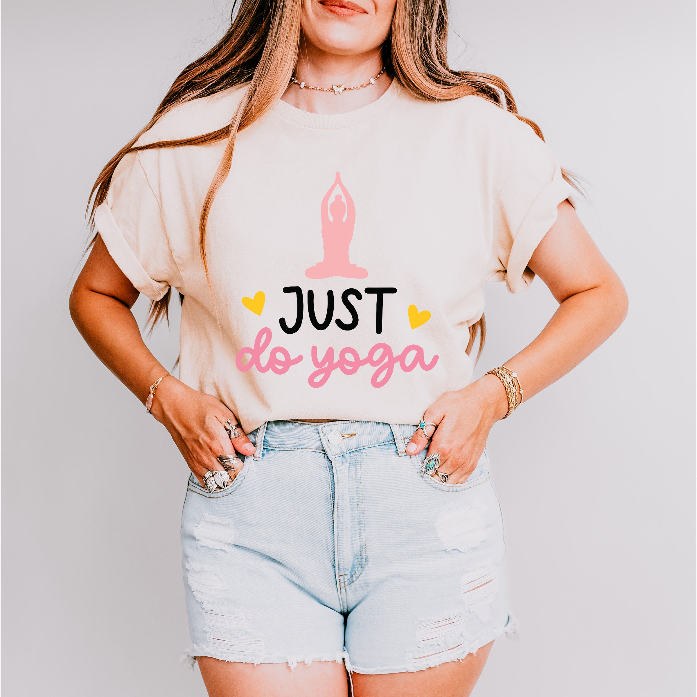Just Do Yoga - Yoga Unisex Crewneck T-Shirt Sweatshirt Hoodie