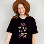 Keep Calm And Omm - Yoga Unisex Crewneck T-Shirt Sweatshirt Hoodie