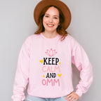 Keep Calm And Omm - Yoga Unisex Crewneck T-Shirt Sweatshirt Hoodie