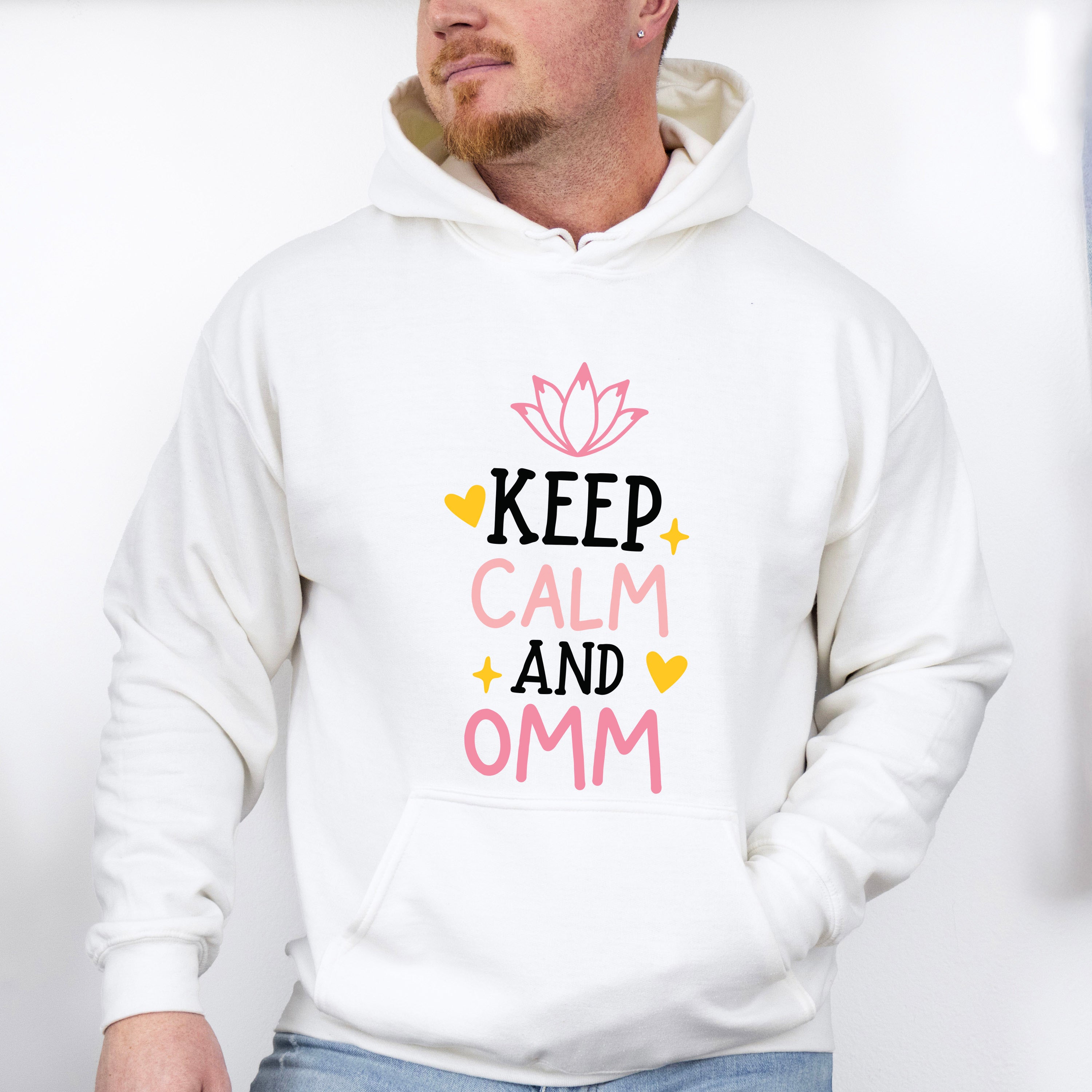 Keep Calm And Omm - Yoga Unisex Crewneck T-Shirt Sweatshirt Hoodie