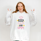 Keep Calm And Omm - Yoga Unisex Crewneck T-Shirt Sweatshirt Hoodie