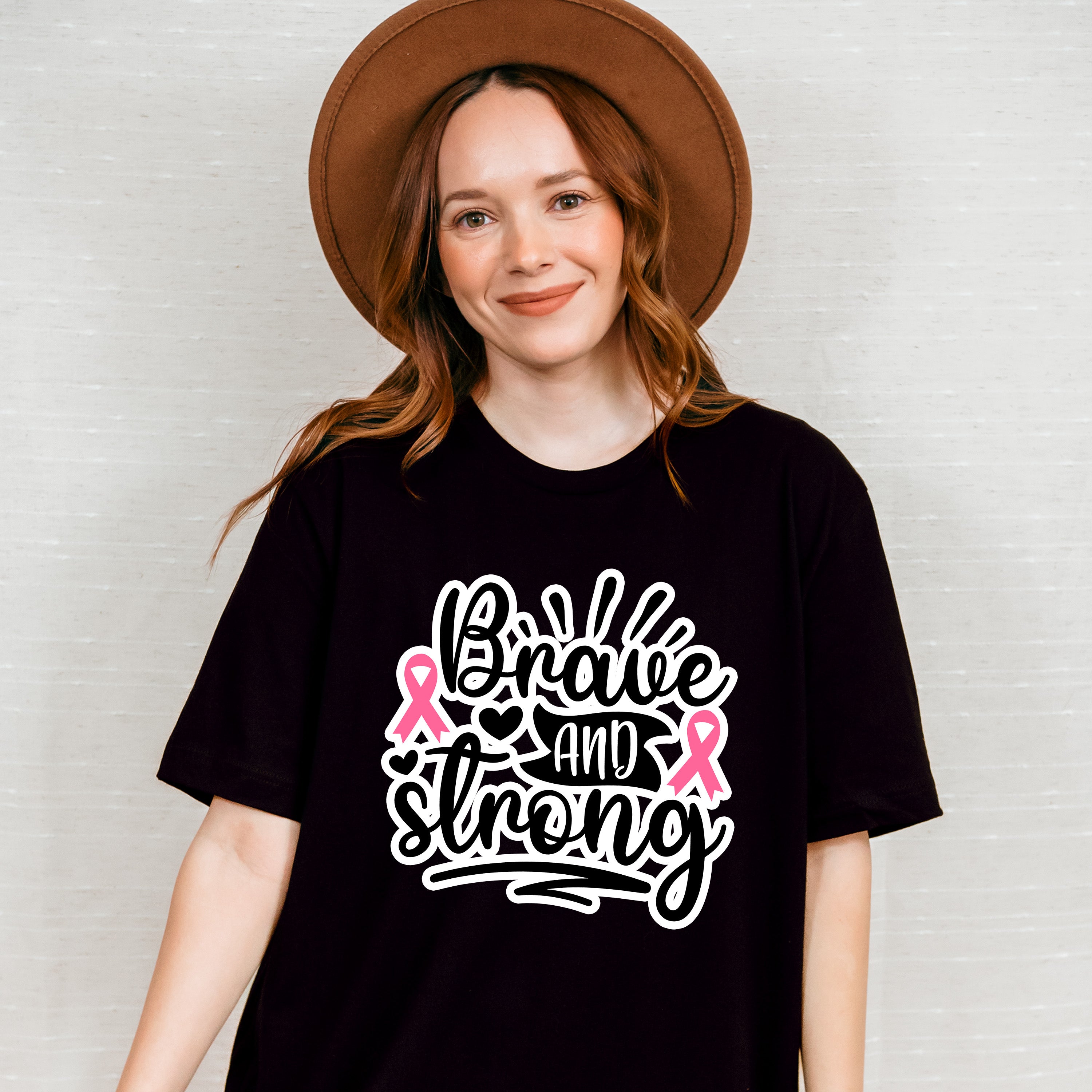 Brave And Strong - Cancer Unisex Crewneck T-Shirt Sweatshirt Hoodie