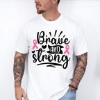 Brave And Strong - Cancer Unisex Crewneck T-Shirt Sweatshirt Hoodie