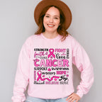 Cancer Awareness Support - Cancer Unisex Crewneck T-Shirt Sweatshirt Hoodie