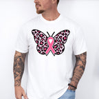 Butterfly Ribbon - Cancer Unisex Crewneck T-Shirt Sweatshirt Hoodie
