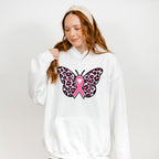 Butterfly Ribbon - Cancer Unisex Crewneck T-Shirt Sweatshirt Hoodie