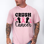 Crush Cancer Hearts - Cancer Unisex Crewneck T-Shirt Sweatshirt Hoodie