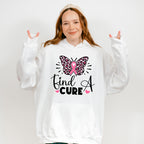 Find A Cure Butterfly Ribbon Heart - Cancer Unisex Crewneck T-Shirt Sweatshirt Hoodie