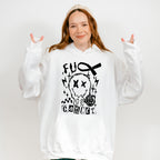Fu Cancer Smiley - Cancer Unisex Crewneck T-Shirt Sweatshirt Hoodie