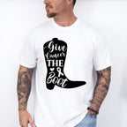 Give Cancer The Boot - Cancer Unisex Crewneck T-Shirt Sweatshirt Hoodie