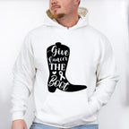 Give Cancer The Boot - Cancer Unisex Crewneck T-Shirt Sweatshirt Hoodie