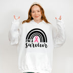 I'm A Survivor Rainbow - Cancer Unisex Crewneck T-Shirt Sweatshirt Hoodie