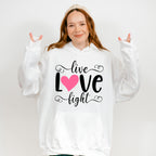 Live Love Fight - Cancer Unisex Crewneck T-Shirt Sweatshirt Hoodie