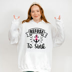 Refuse To Sink - Cancer Unisex Crewneck T-Shirt Sweatshirt Hoodie