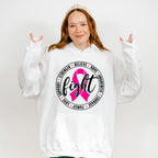 Fight Circular Design - Cancer Unisex Crewneck T-Shirt Sweatshirt Hoodie