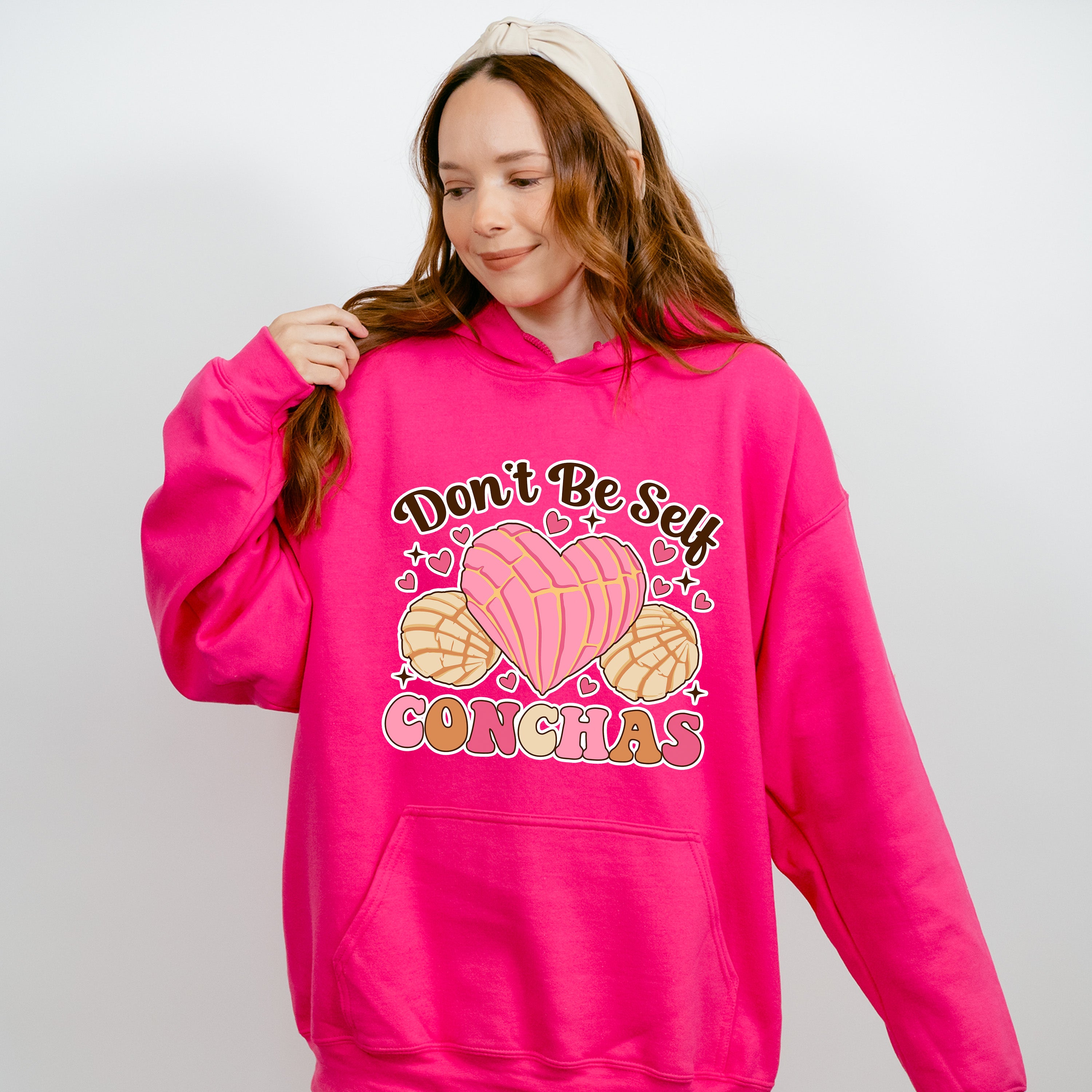 Don't Be Self Conchas - Valentine's Day Unisex Crewneck T-Shirt Sweatshirt Hoodie