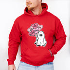 Kiss Love Be Mine Ghost - Valentine's Day Unisex Crewneck T-Shirt Sweatshirt Hoodie