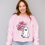 Kiss Love Be Mine Ghost - Valentine's Day Unisex Crewneck T-Shirt Sweatshirt Hoodie