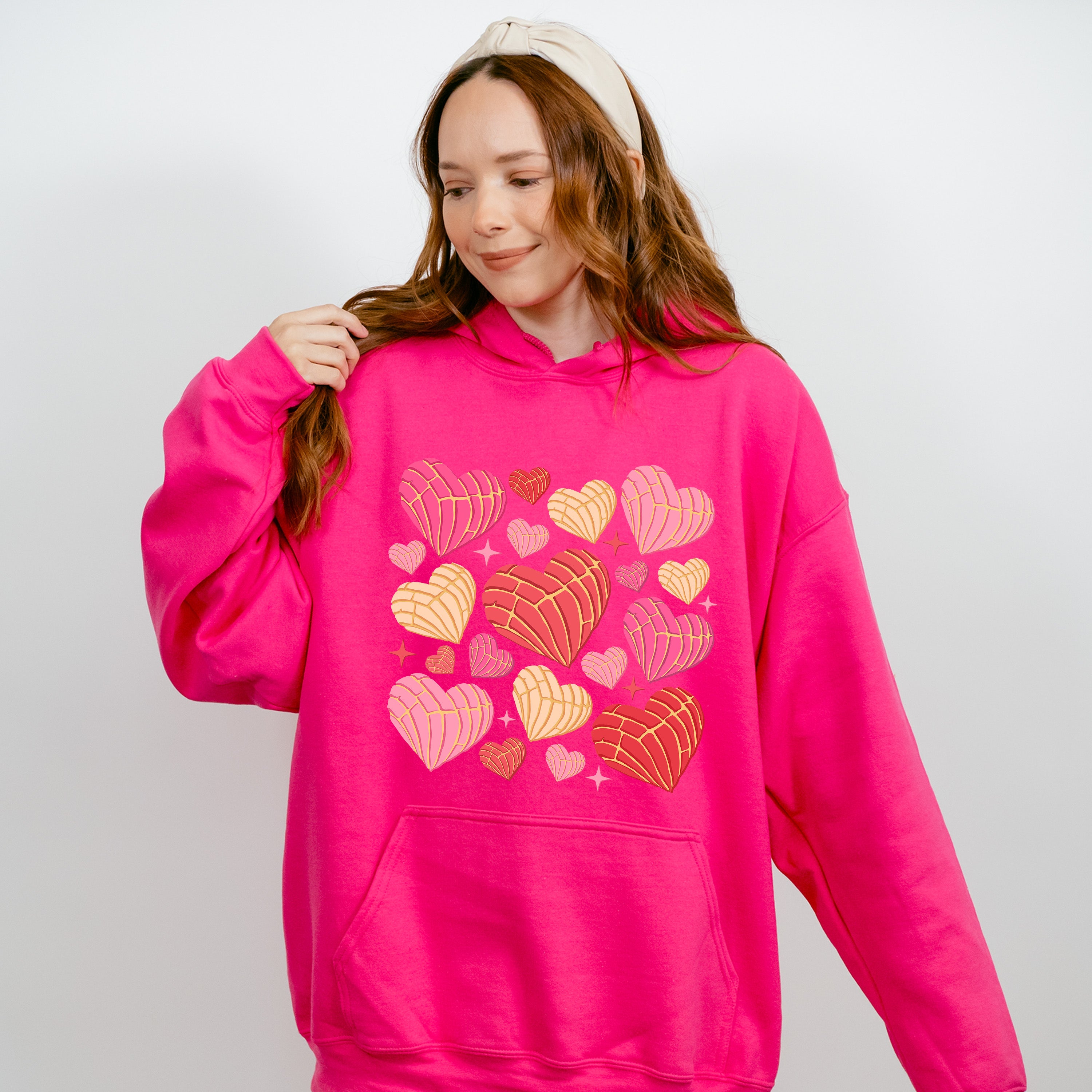Concha Hearts - Valentine's Day Unisex Crewneck T-Shirt Sweatshirt Hoodie