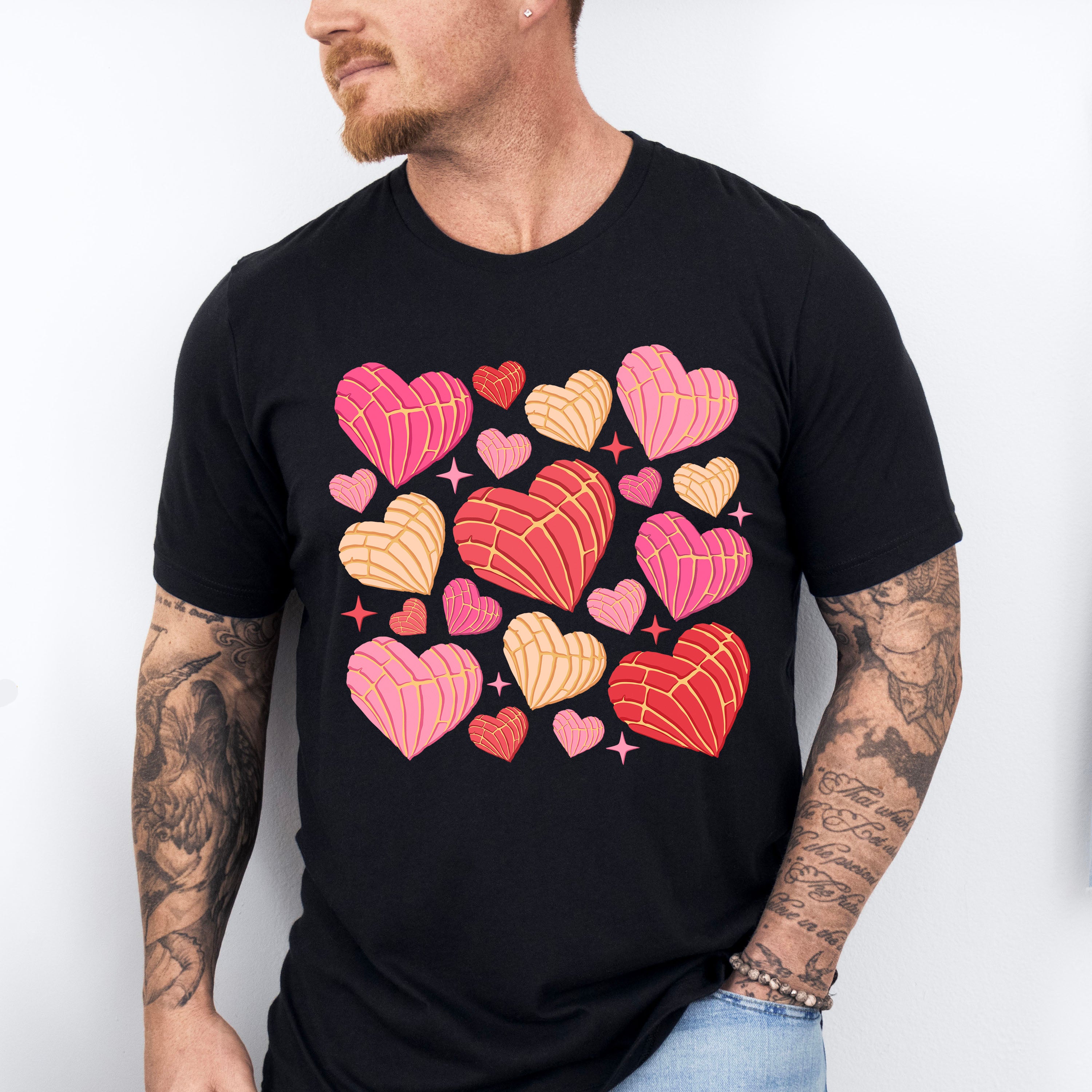 Concha Hearts - Valentine's Day Unisex Crewneck T-Shirt Sweatshirt Hoodie