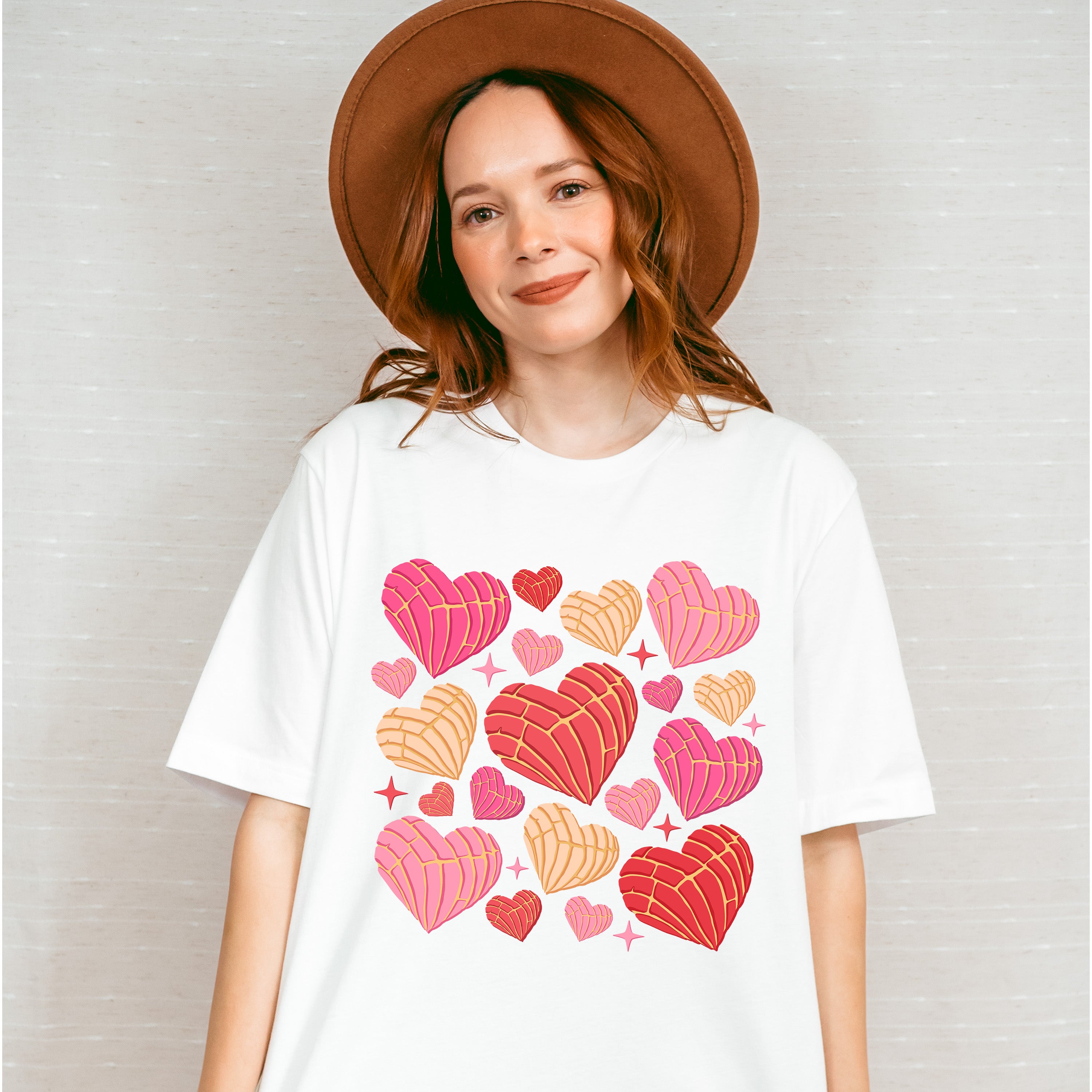 Concha Hearts - Valentine's Day Unisex Crewneck T-Shirt Sweatshirt Hoodie