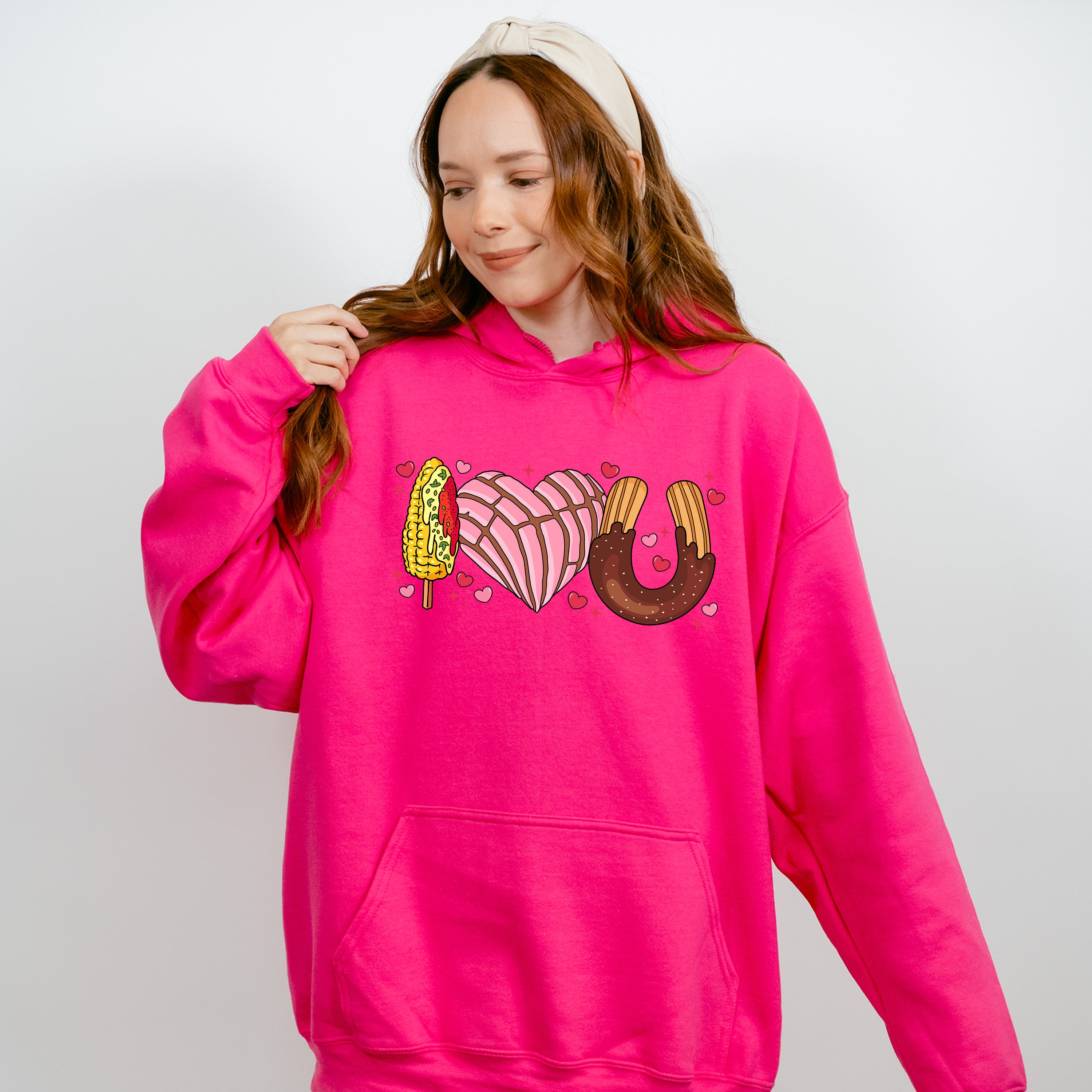 I Love U Concha - Valentine's Day Unisex Crewneck T-Shirt Sweatshirt Hoodie