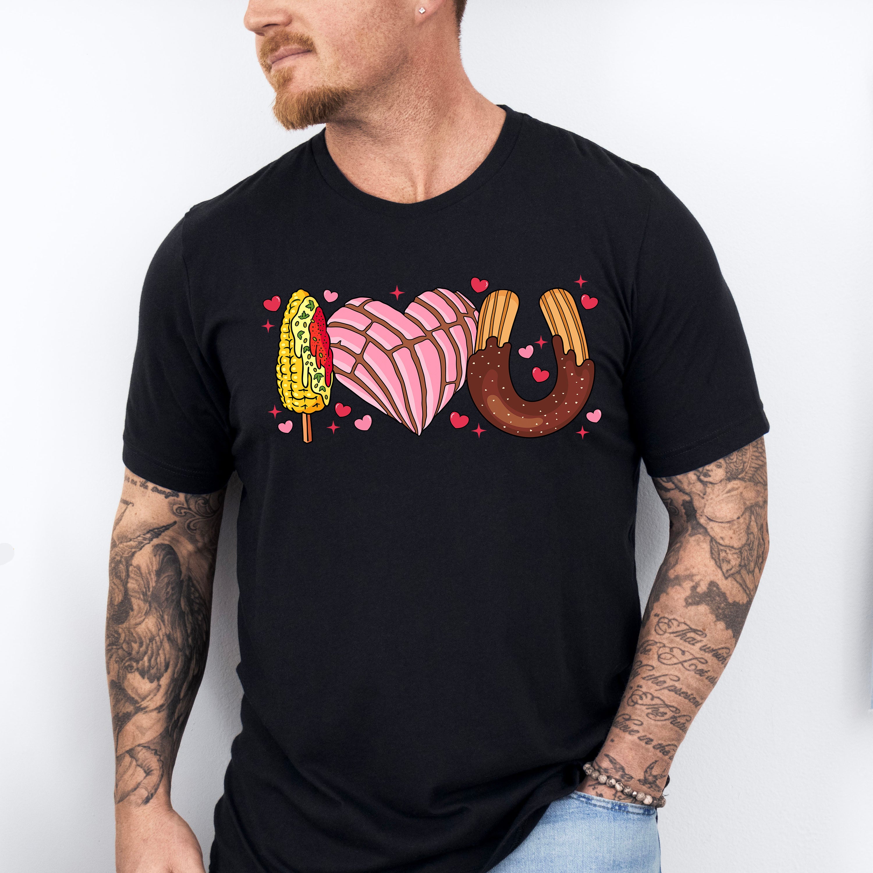 I Love U Concha - Valentine's Day Unisex Crewneck T-Shirt Sweatshirt Hoodie