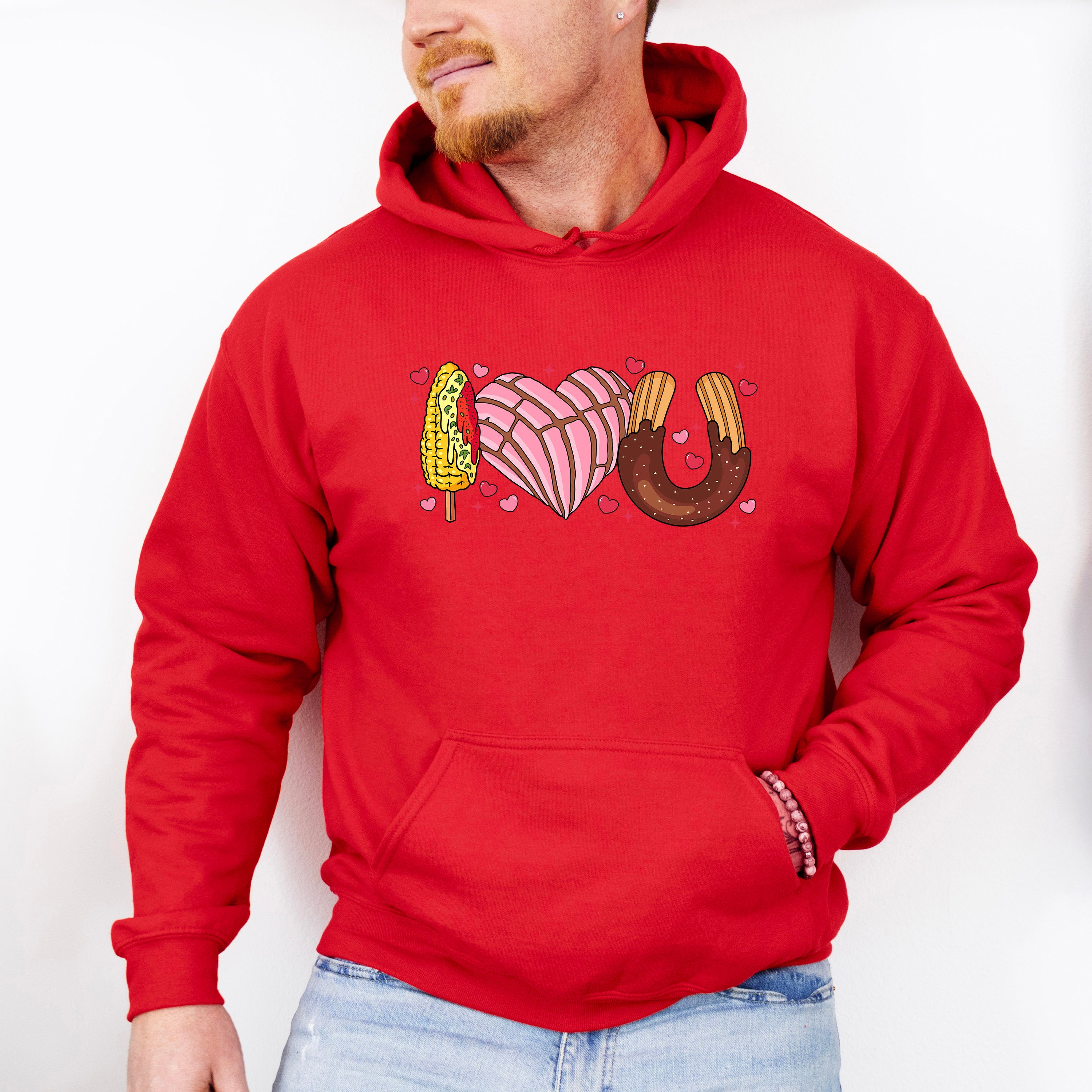 I Love U Concha - Valentine's Day Unisex Crewneck T-Shirt Sweatshirt Hoodie