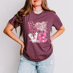 Love Heart Concha Pink Design - Valentine's Day Unisex Crewneck T-Shirt Sweatshirt Hoodie