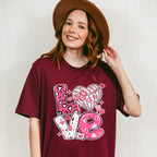 Love Heart Concha Pink Design - Valentine's Day Unisex Crewneck T-Shirt Sweatshirt Hoodie