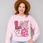 Love Heart Concha Pink Design - Valentine's Day Unisex Crewneck T-Shirt Sweatshirt Hoodie