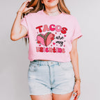 Tacos Are My Valentine - Valentine's Day Unisex Crewneck T-Shirt Sweatshirt Hoodie