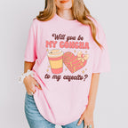 Will You Be My Concha To My Cafecito - Valentine's Day Unisex Crewneck T-Shirt Sweatshirt Hoodie