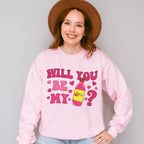 Will You Be My Valentina - Valentine's Day Unisex Crewneck T-Shirt Sweatshirt Hoodie