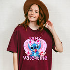 Be My Valentine Stitch - Valentine's Day Unisex Crewneck T-Shirt Sweatshirt Hoodie