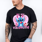 Be My Valentine Stitch - Valentine's Day Unisex Crewneck T-Shirt Sweatshirt Hoodie