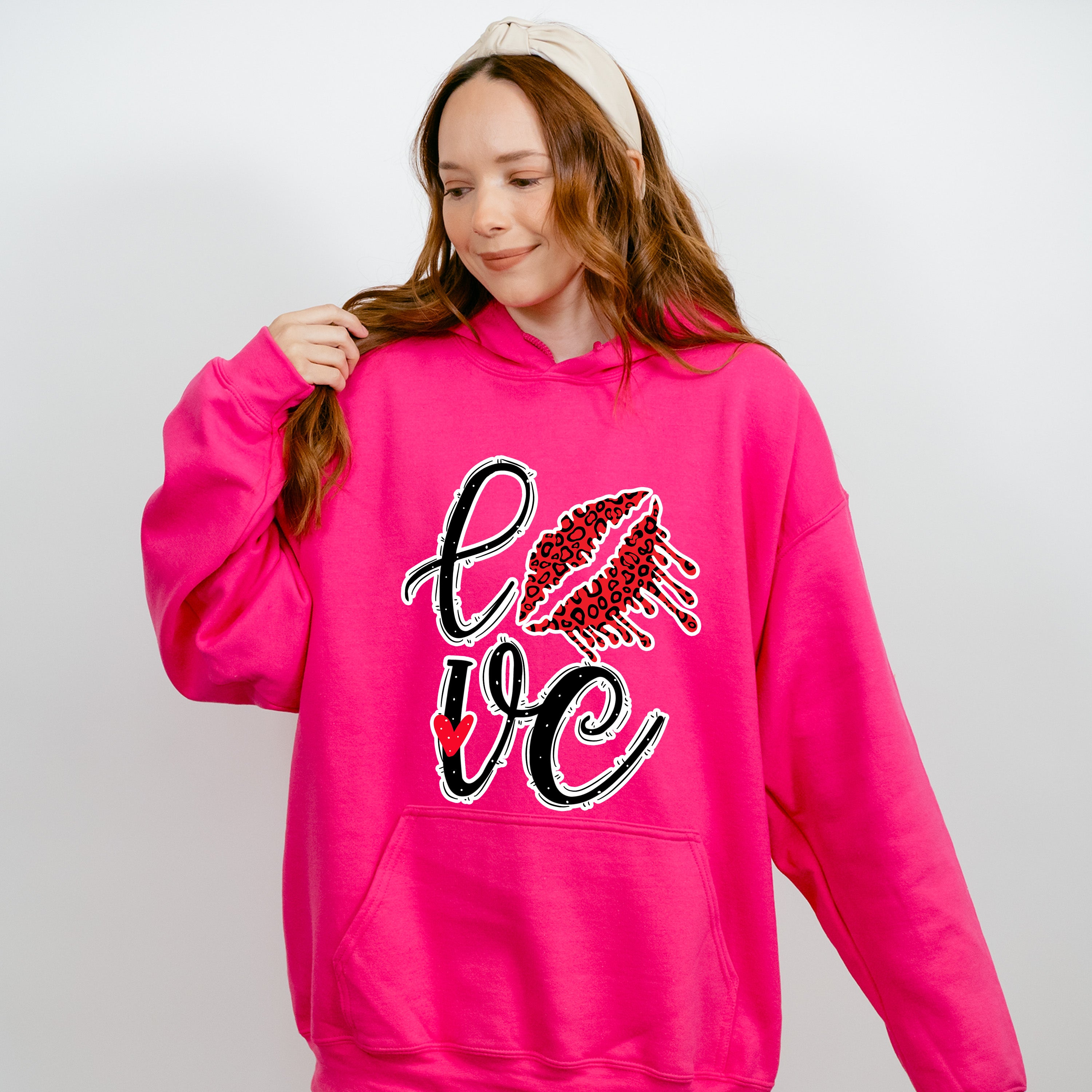 Love Lipstick Print - Valentine's Day Unisex Crewneck T-Shirt Sweatshirt Hoodie