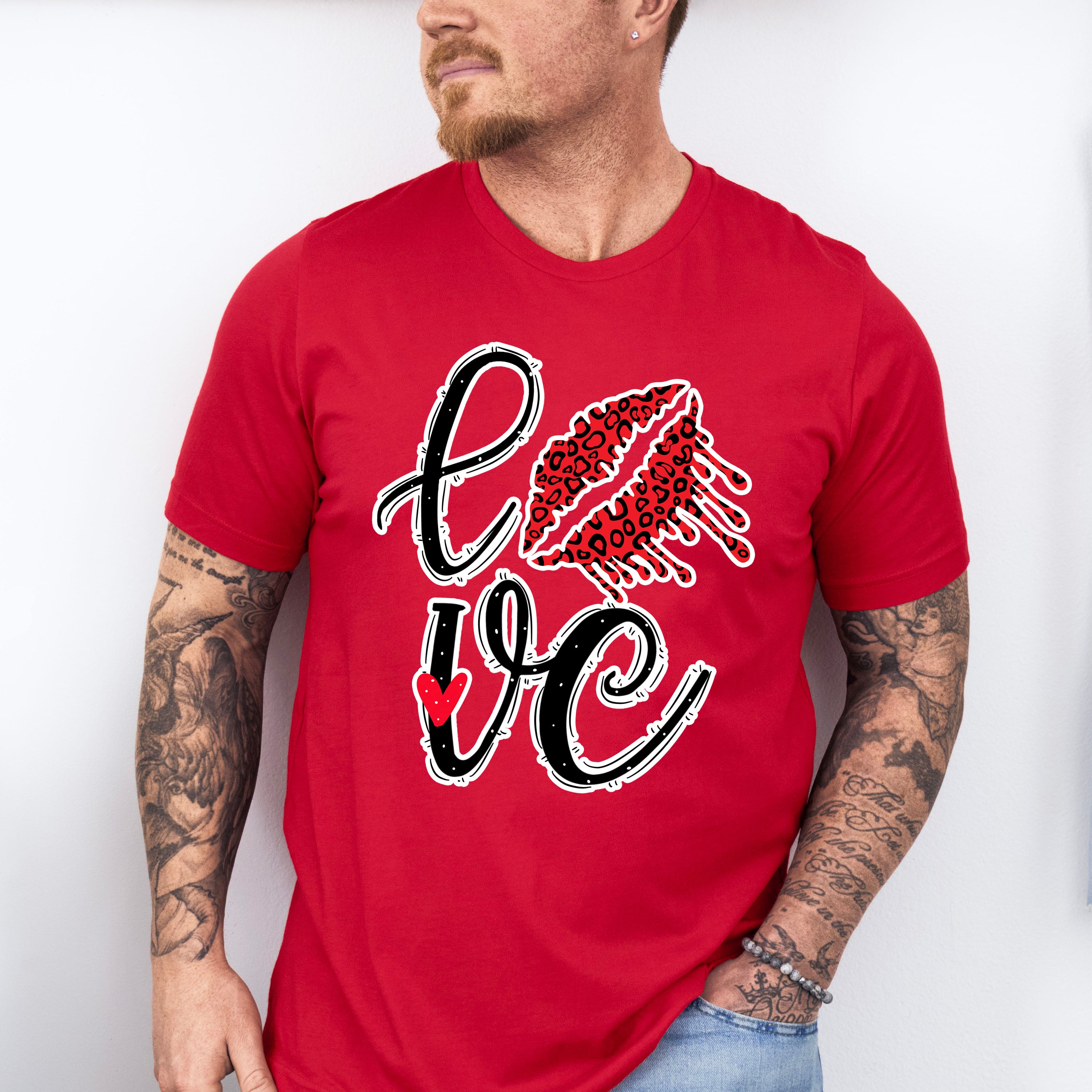 Love Lipstick Print - Valentine's Day Unisex Crewneck T-Shirt Sweatshirt Hoodie