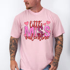 Little Miss Valentine Hearts - Valentine's Day Unisex Crewneck T-Shirt Sweatshirt Hoodie